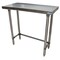 Bk Resources Stainless Steel Work Table Flat Top With Open Base 48"Wx18"D VTTOB-1848 - alternate 6